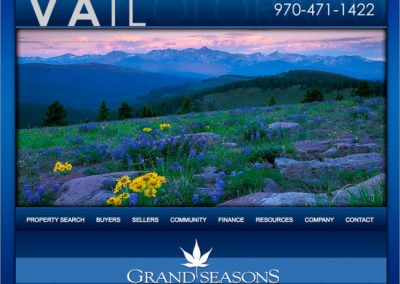 Vail Colorado Real Estate Company Website Design