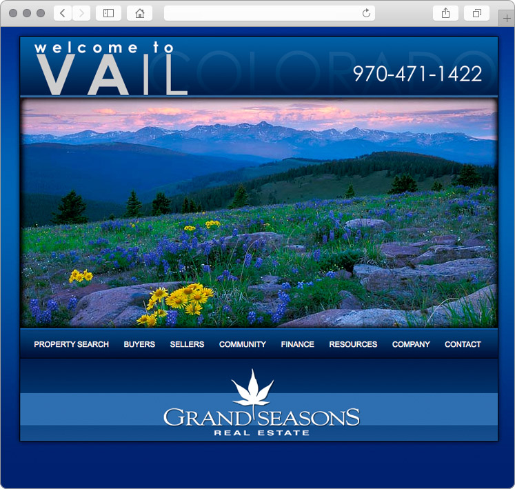 Vail Colorado Real Estate Company Website Design Vail Colorado Real Estate Company Website Design