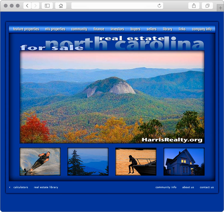 Marion North Carolina Real Estate Company Website Design