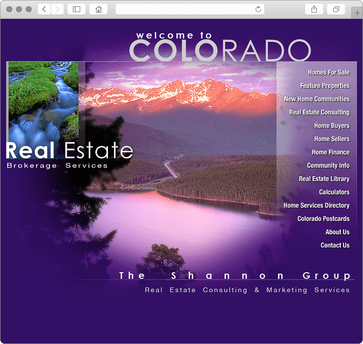 Evergreen Colorado Real Estate Company Website