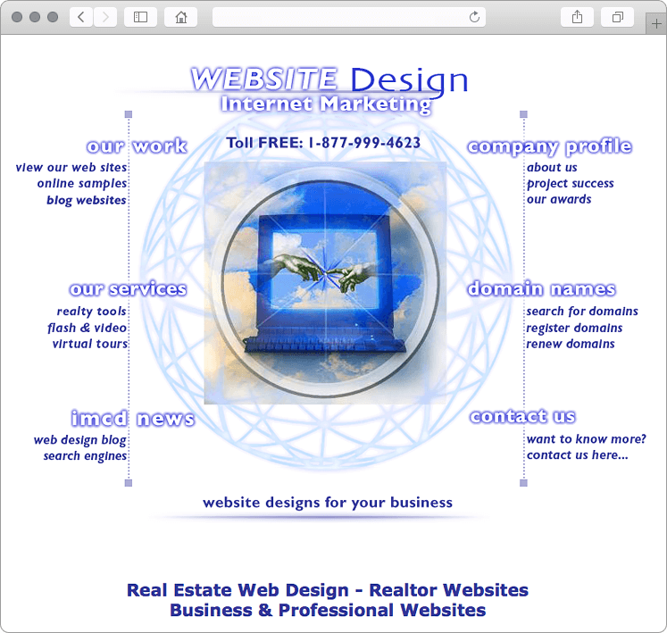 IMCD's Custom Home Page Designs IMCD's Custom Home Page Designs