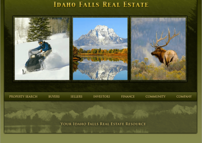 Idaho Real Estate Company Website Design