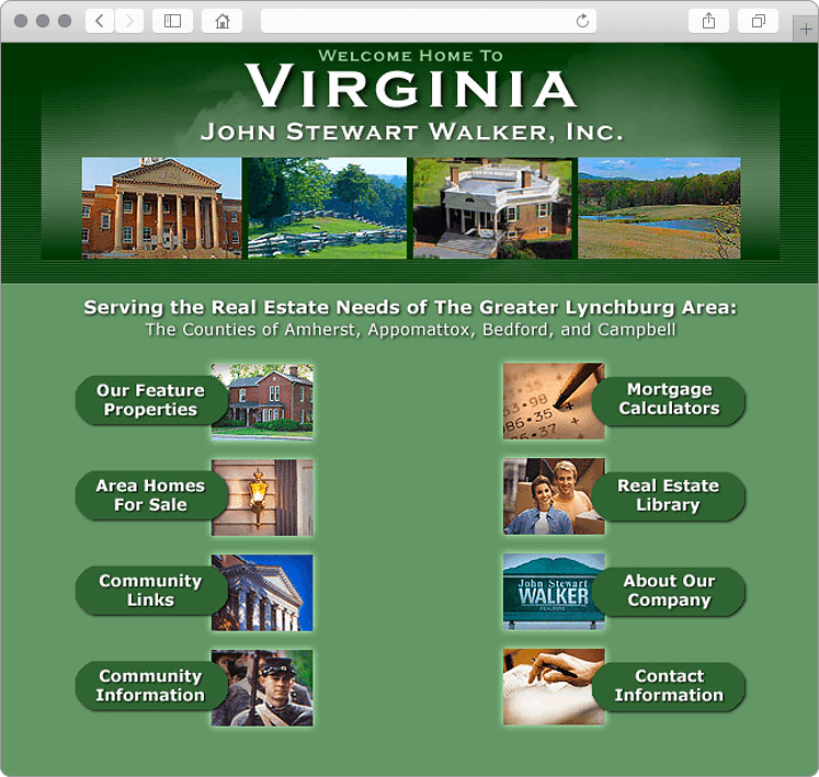 Virginia Real Estate Company Website Design