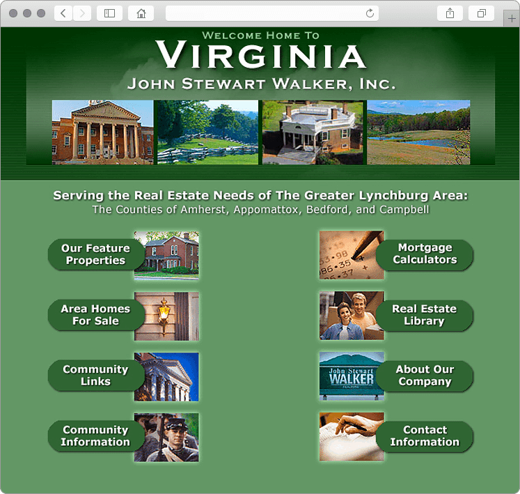 Virginia Real Estate Company Website Design Virginia Real Estate Company Website Design