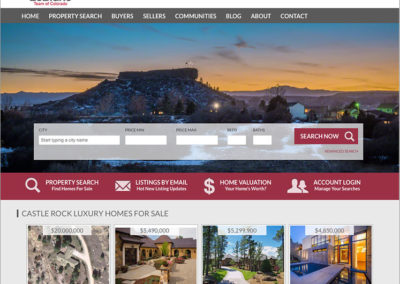 Castle Rock Colorado Real Estate Team Website