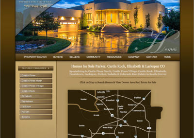 Castle Rock Colorado Real Estate Web Design