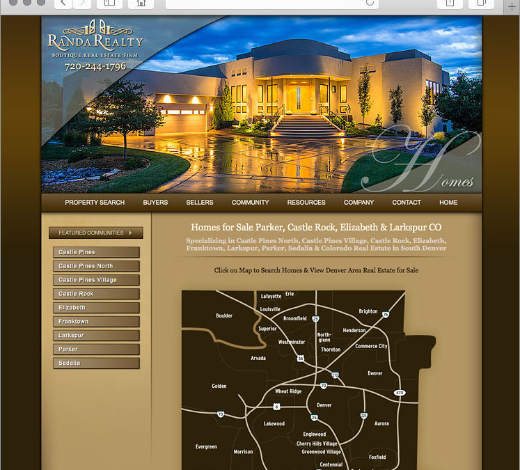 Castle Rock Colorado Real Estate Web Design