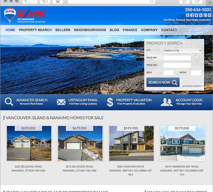 Nanaimo British Columbia Real Estate Website