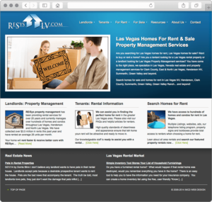 RSS Feed Displayed on Real Estate Website Home Page