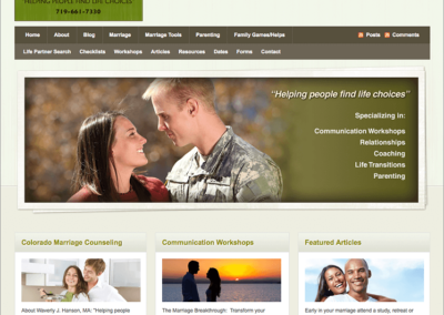 Marriage Counseling Life Coach Website