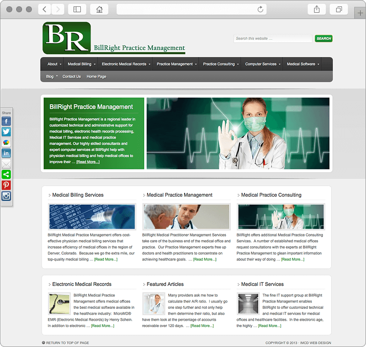 Medical Practice Website Design