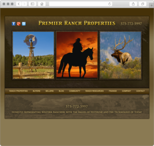 New Mexico Ranches Web Design