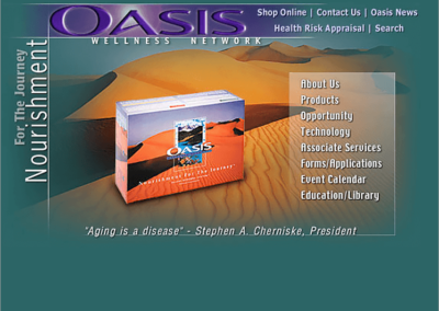 Oasis Wellness Health Company Business Website