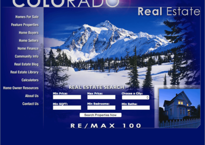 Denver Colorado REMAX Real Estate Company Website