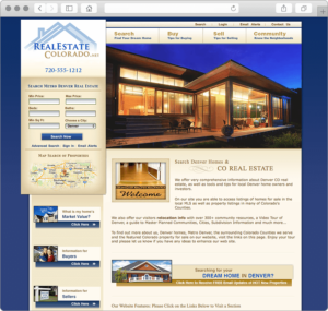 Real Estate Website Internet Marketing With Banner Ads