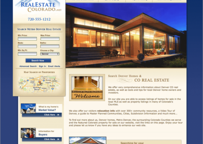 Colorado Real Estate Company Website Design