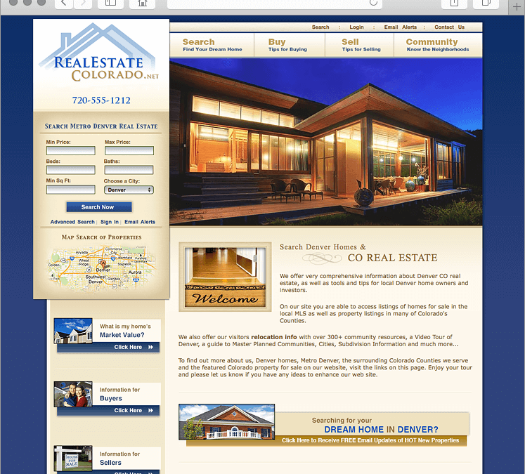 Colorado Real Estate Company Website Design