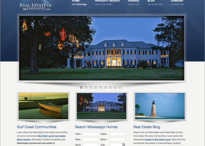 Mississippi Gulf Coast Real Estate Website Design