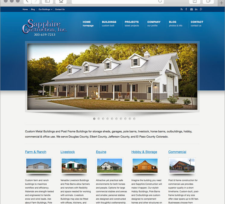 Post Frame Builder Responsive Website Design