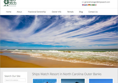 Outer Banks North Carolina Resort Real Estate Website