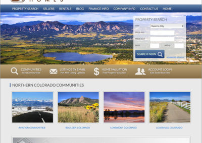 Boulder Colorado Real Estate Website Design