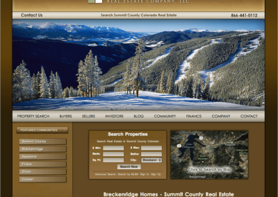 Summit County Colorado Real Estate Company Website
