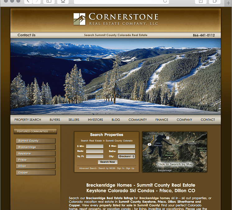 Summit County Colorado Real Estate Company Website
