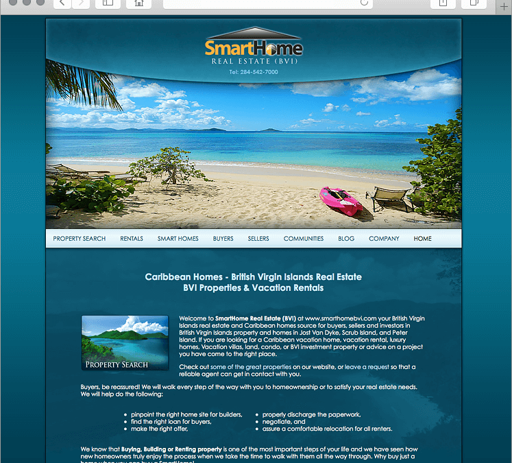 British Virgin Islands Real Estate Company Website