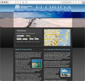 Fort Lauderdale and Miami Florida Real Estate Company Website Design