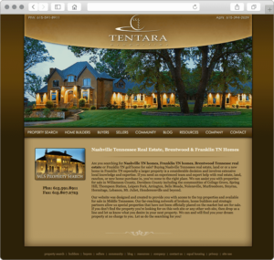 Tennessee Real Estate Company Website Design