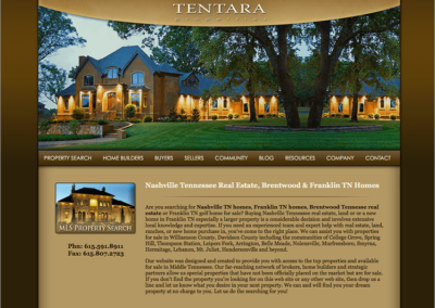 Tennessee Real Estate Company Website Design