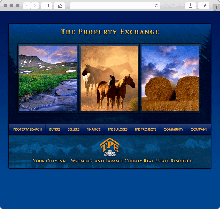 Cheyenne Wyoming Real Estate Company Website Design