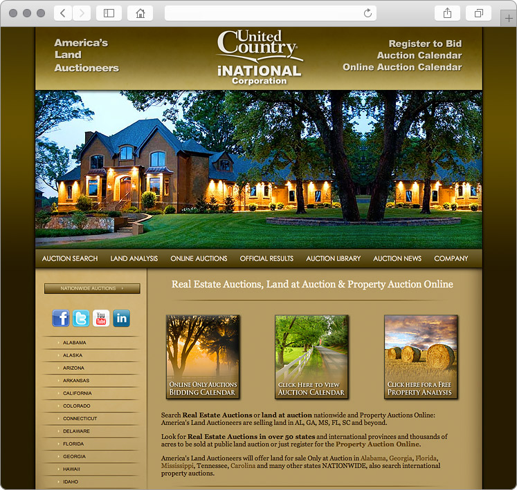 United Country Land and Real Estate Auction Website United Country Land and Real Estate Auction Website