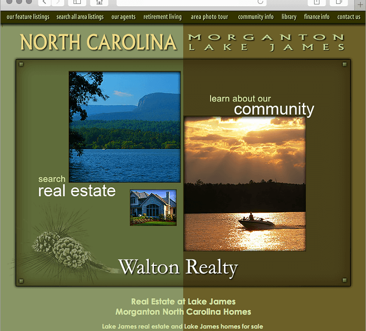 North Carolina Real Estate Company Web Design