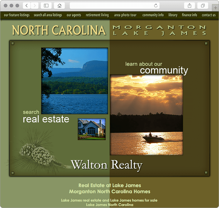 North Carolina Real Estate Company Web Design North Carolina Real Estate Company Web Design