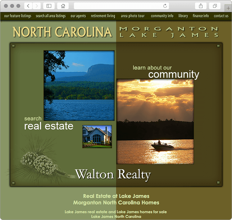 North Carolina Real Estate Company Web Design