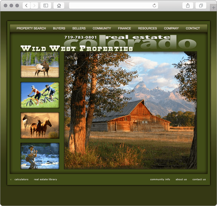 Colorado Ranch and Farm Land Website Design Colorado Ranch and Farm Land Website Design