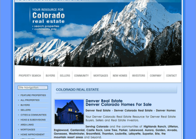 Colorado Custom Real Estate Website Design