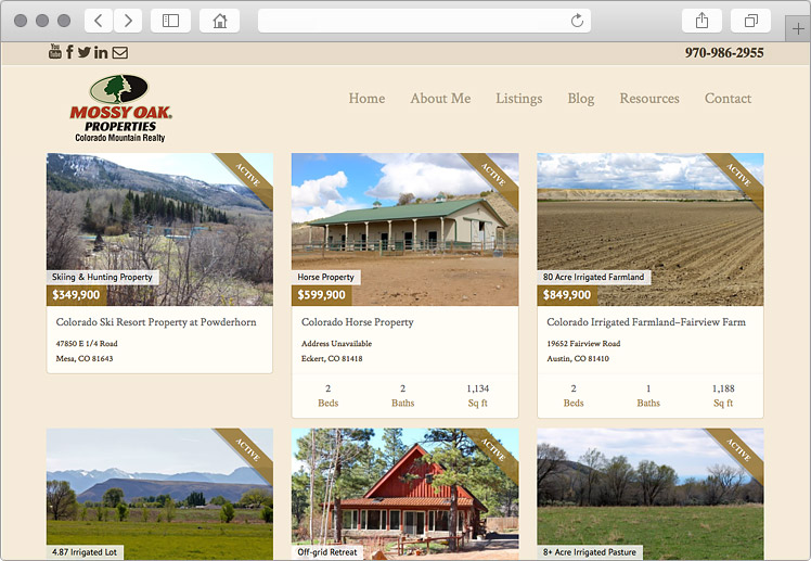 Colorado Land Ranch Real Estate - Featured Listing Tool