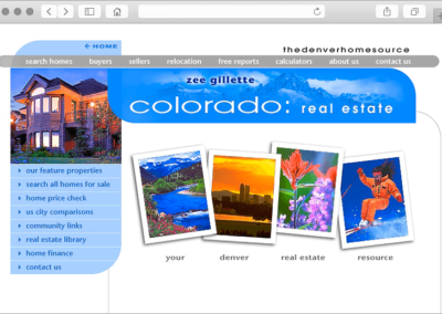 Metro Denver Colorado Real Estate Agent Website Design