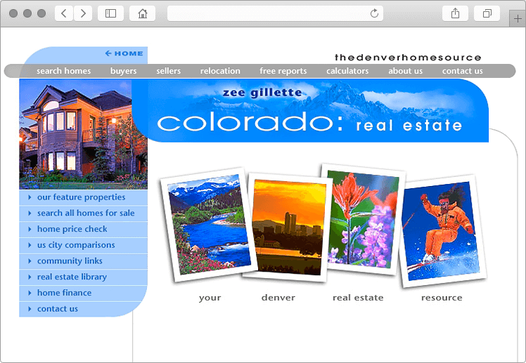 Metro Denver Colorado Real Estate Agent Website Design Metro Denver Colorado Real Estate Agent Website Design