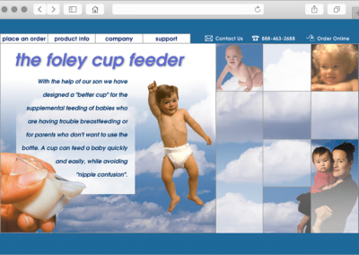 Baby Cup Feeder Ecommerce Business Website