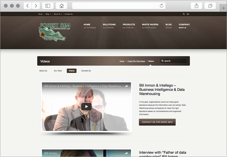 Big Data Mobile Responsive Website - Videos Big Data Mobile Responsive Website - Videos