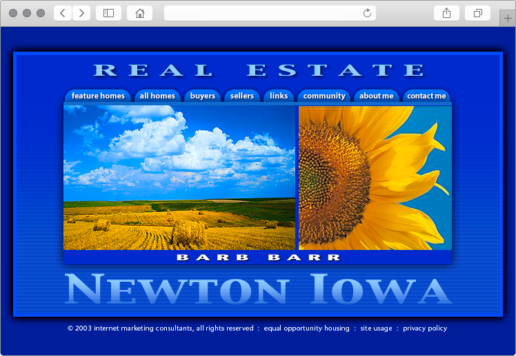 Iowa ReMax Real Estate Agent Website Design