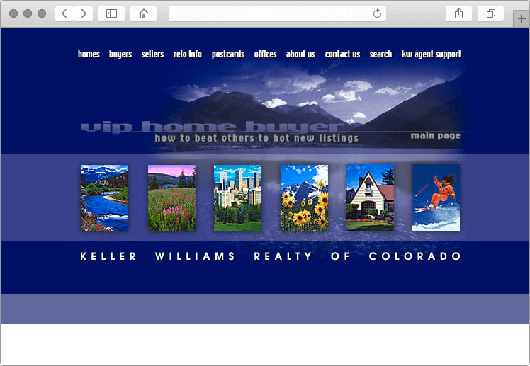 Keller Williams Realty Colorado Region Website Design