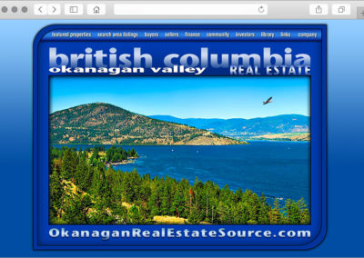 Vernon Okanagan BC Real Estate Website Design