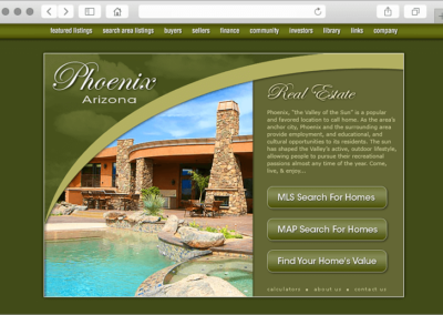 Phoenix Arizona Real Estate Website Design