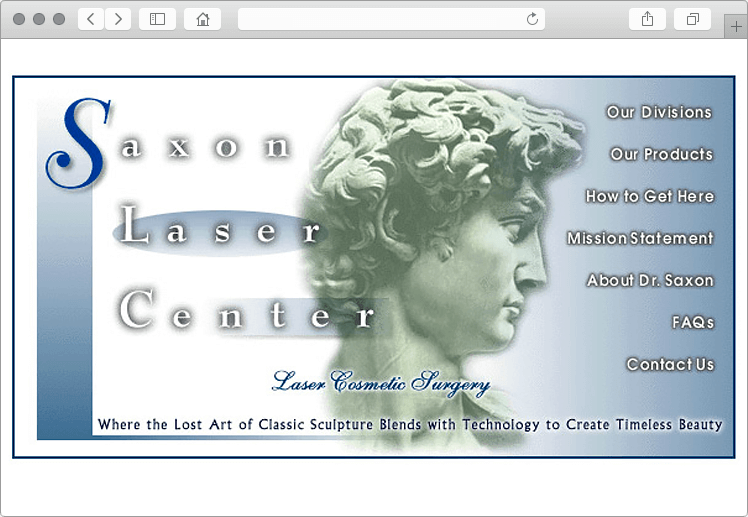 Laser Cosmetic Surgery Medical Center Website Design Laser Cosmetic Surgery Medical Center Website Design