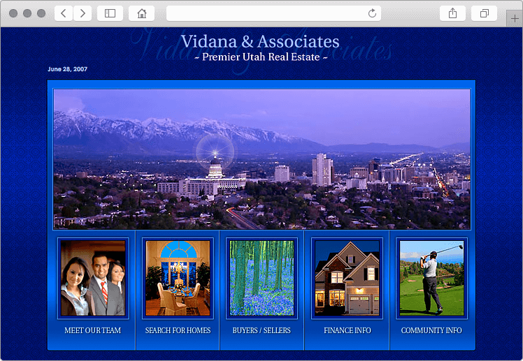 Utah Real Estate Company Web Design Utah Real Estate Company Web Design