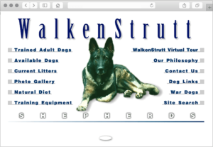 German Shepherd Dog Breeder Successful Website